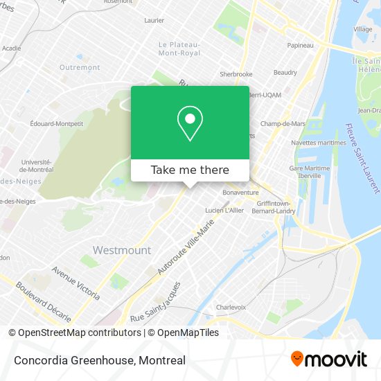 Concordia Greenhouse map
