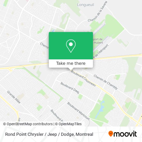 Rond Point Chrysler / Jeep / Dodge map