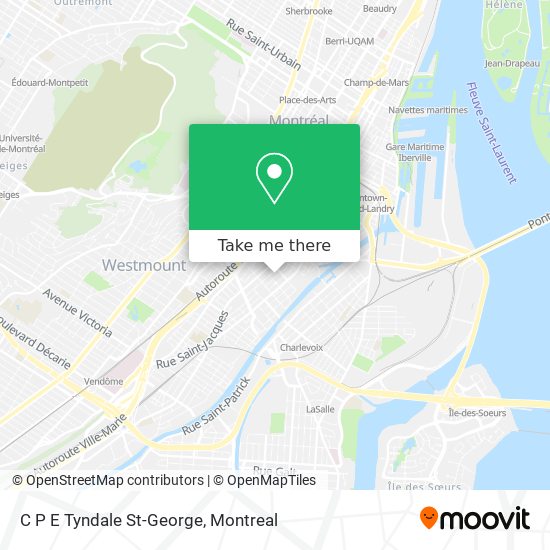 C P E Tyndale St-George map