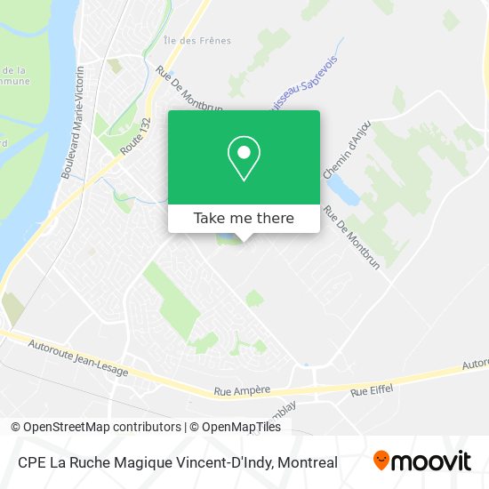 CPE La Ruche Magique Vincent-D'Indy map