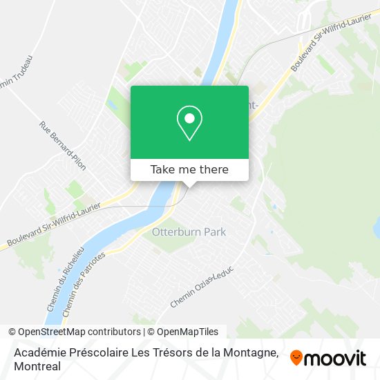 Académie Préscolaire Les Trésors de la Montagne map