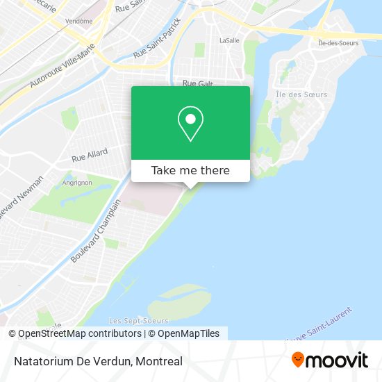 Natatorium De Verdun map
