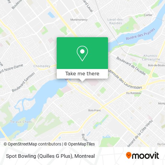 Spot Bowling (Quilles G Plus) map