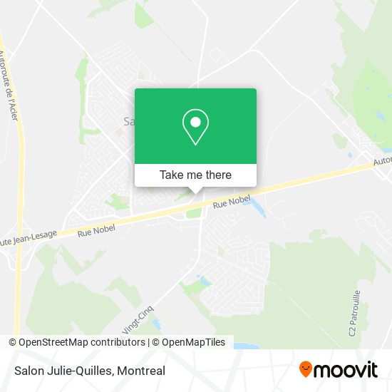 Salon Julie-Quilles map