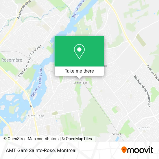 AMT Gare Sainte-Rose map