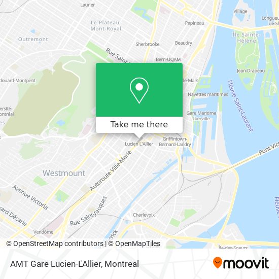 AMT Gare Lucien-L'Allier map