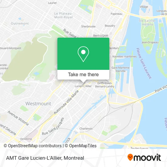 AMT Gare Lucien-L'Allier map