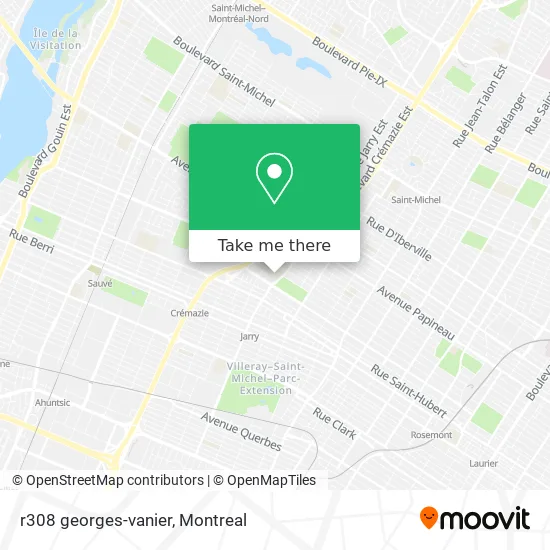 r308 georges-vanier map