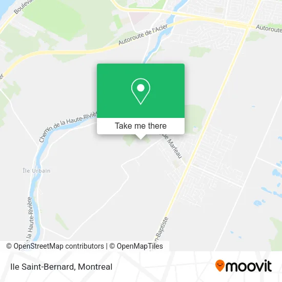 Ile Saint-Bernard map