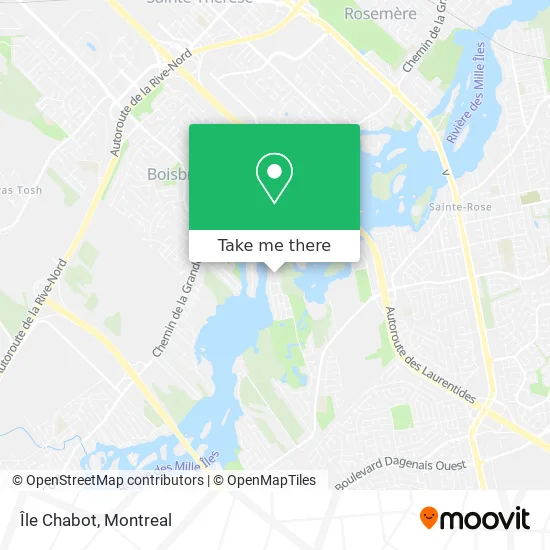 Île Chabot map