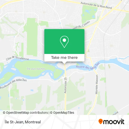 Île St-Jean map