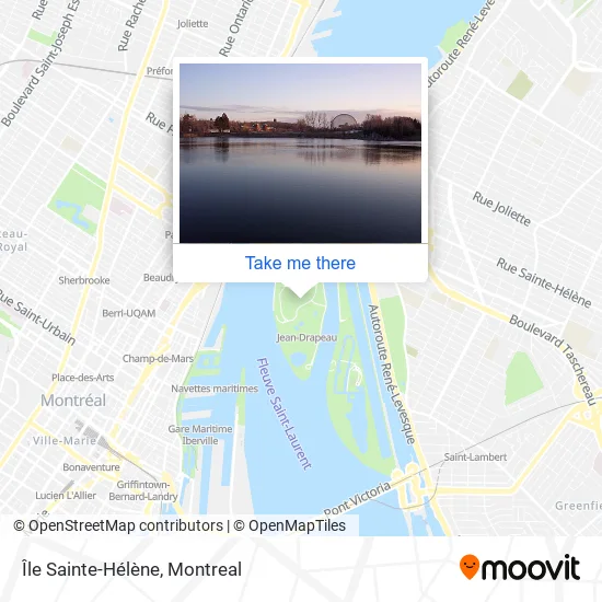 Île Sainte-Hélène map