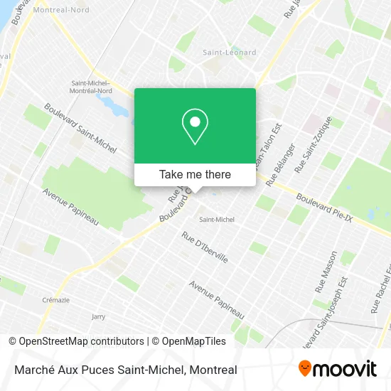 Marché Aux Puces Saint-Michel map