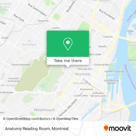 Anatomy Reading Room map