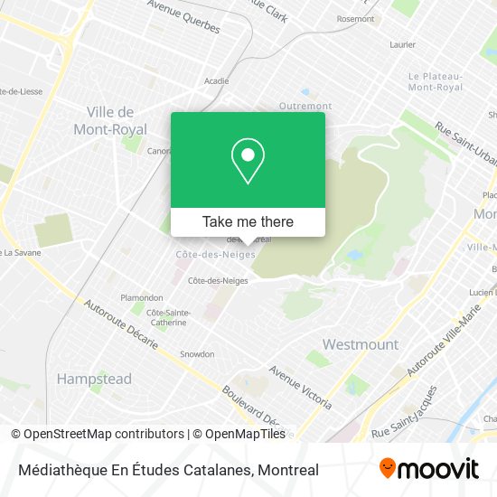 Médiathèque En Études Catalanes map