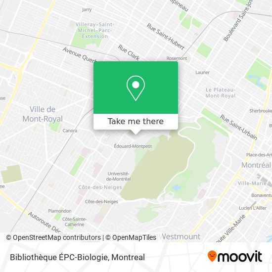 Bibliothèque ÉPC-Biologie map