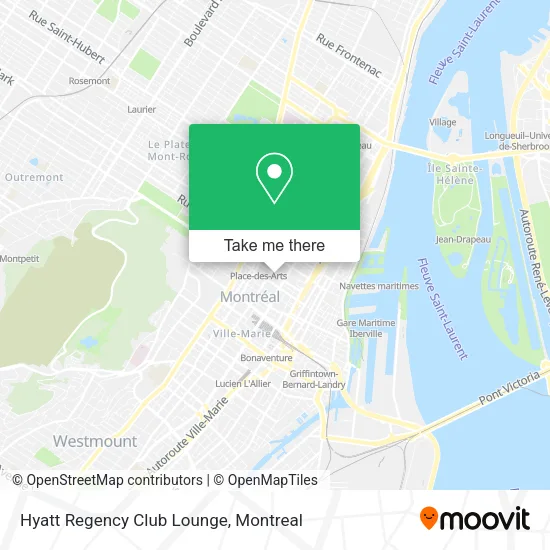 Hyatt Regency Club Lounge map