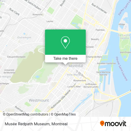 Musée Redpath Museum map