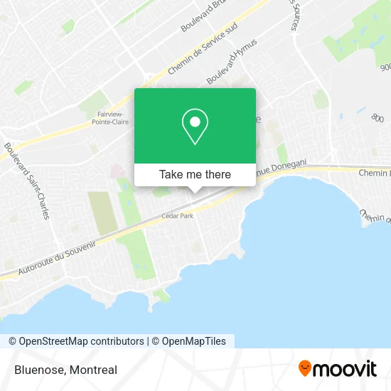 Bluenose map