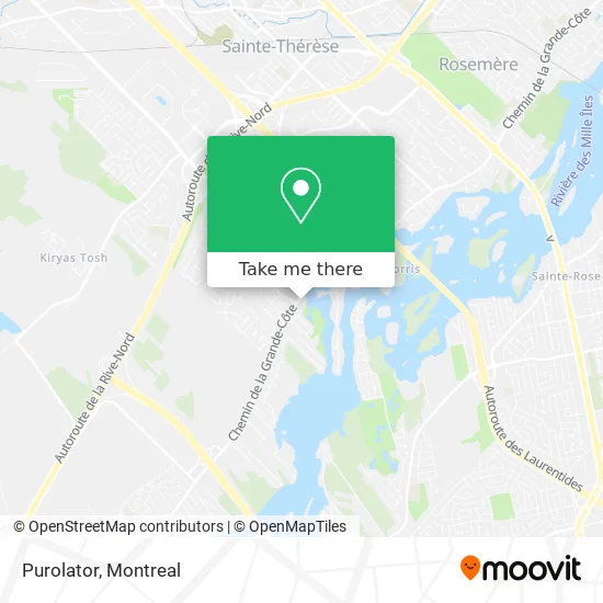 Purolator map