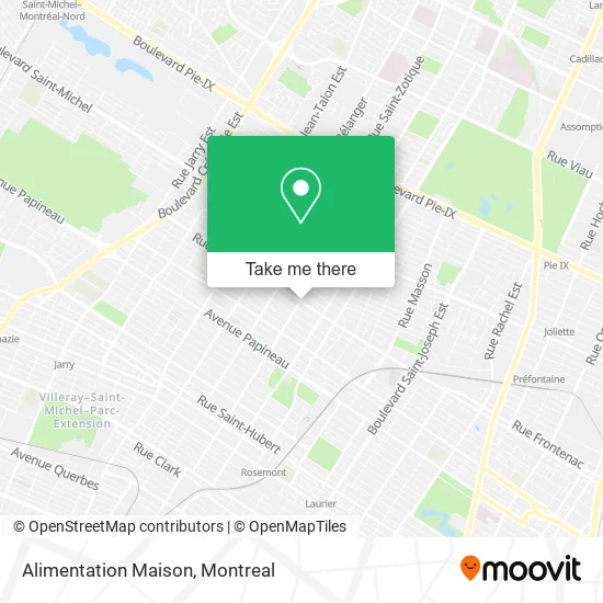 Alimentation Maison map
