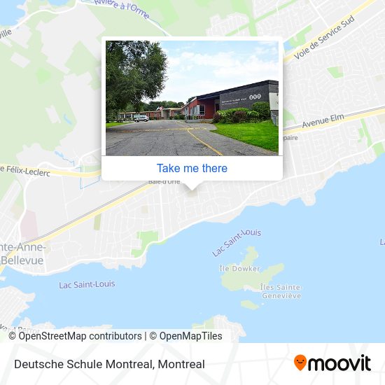 Deutsche Schule Montreal map