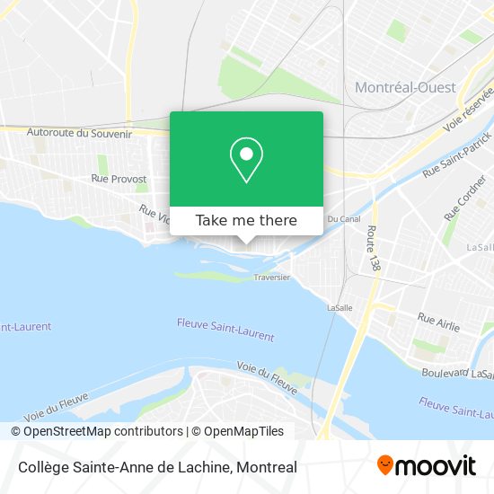 Collège Sainte-Anne de Lachine map