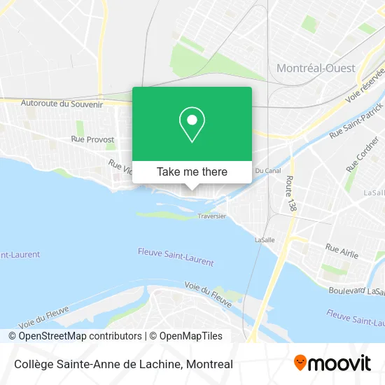 Collège Sainte-Anne de Lachine map