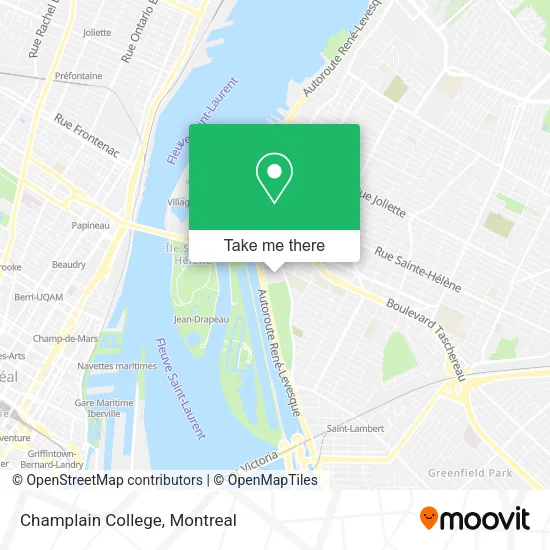 Champlain College map