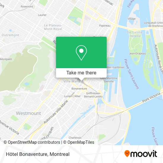 Hôtel Bonaventure map