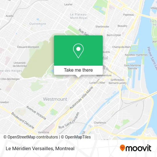 Le Méridien Versailles map