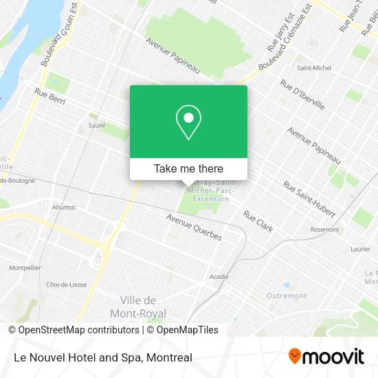 Le Nouvel Hotel and Spa map