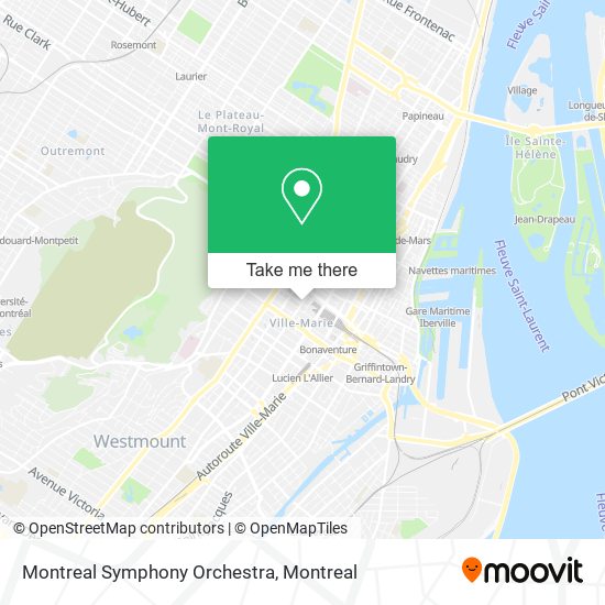 Montreal Symphony Orchestra map