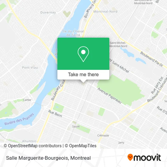 Salle Marguerite-Bourgeois map