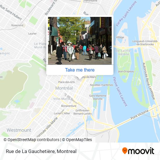 Rue de La Gauchetière map