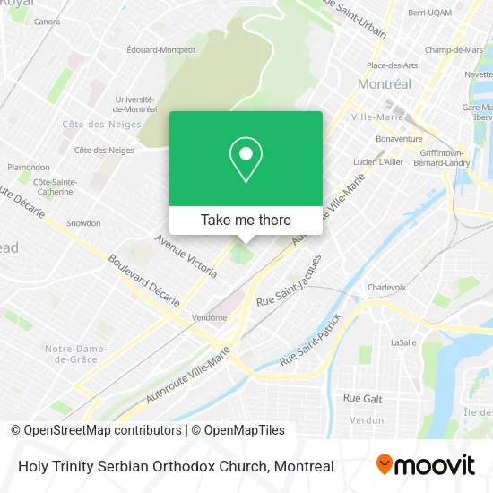 Holy Trinity Serbian Orthodox Church map
