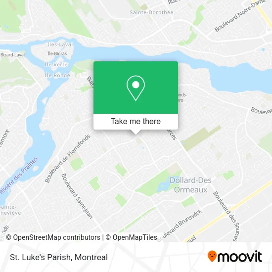 St. Luke's Parish map