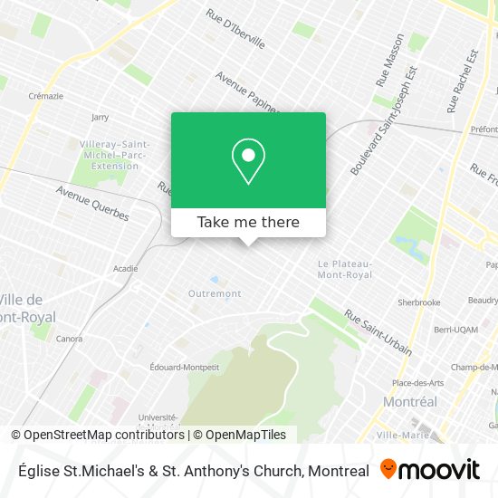 Église St.Michael's & St. Anthony's Church map
