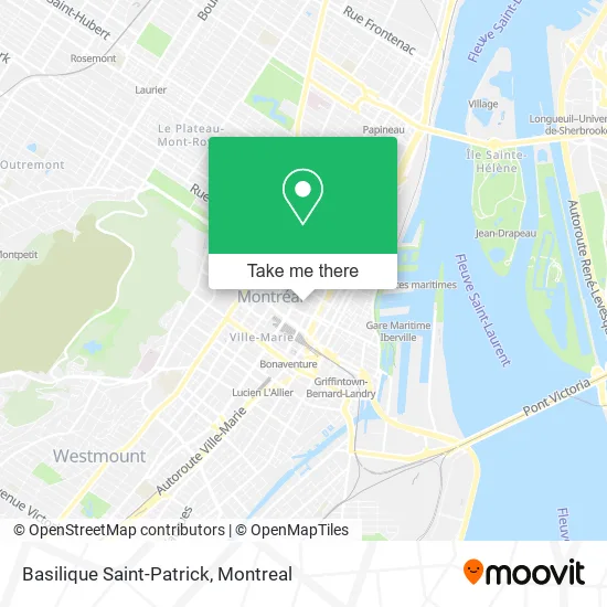 Basilique Saint-Patrick map