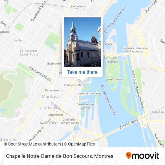 Chapelle Notre-Dame-de-Bon-Secours map