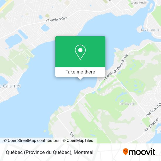 Québec (Province du Québec) map