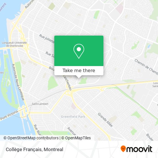 Collège Français map