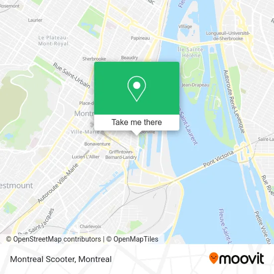 Montreal Scooter map
