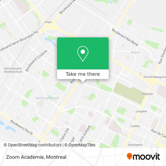 Zoom Academie map