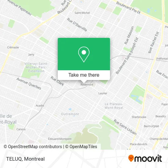 TELUQ map