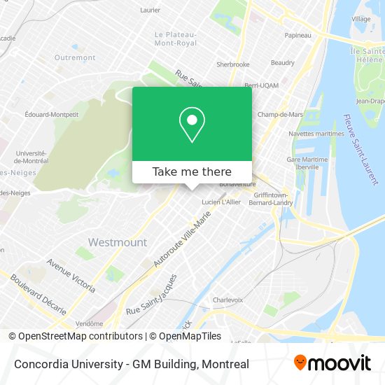 Concordia University - GM Building map
