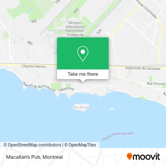 Macallan's Pub map