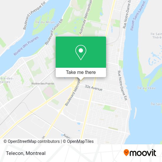 Telecon map