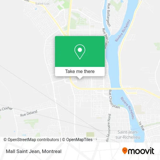 Mall Saint Jean map