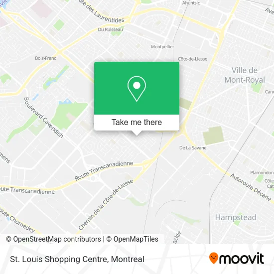 St. Louis Shopping Centre map